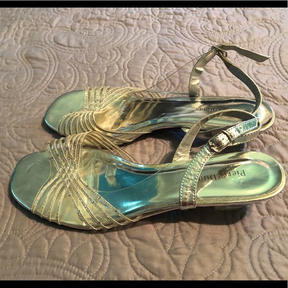 Pierre Duma Clear heels with sparkle detail - Picture 2 of 3